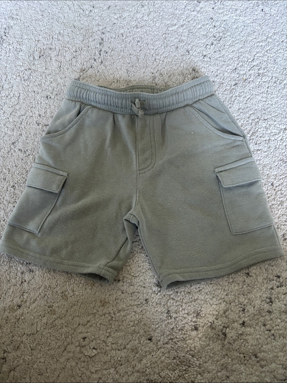 George Kids 4T Sage Green Cargo Shorts